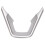 3ST Silver Rattskydd Trim Rattknappram för  Fusion Mondeo 2013-2019 8