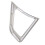 3ST Silver Rattskydd Trim Rattknappram för  Fusion Mondeo 2013-2019 3