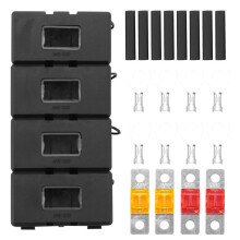 Midi Fuse Holder, 4 Pieces Car Fuse Holder and 4 Pieces Fuse Holder, Car Fuse Holder, for Cars, Trucks, Vehicles
