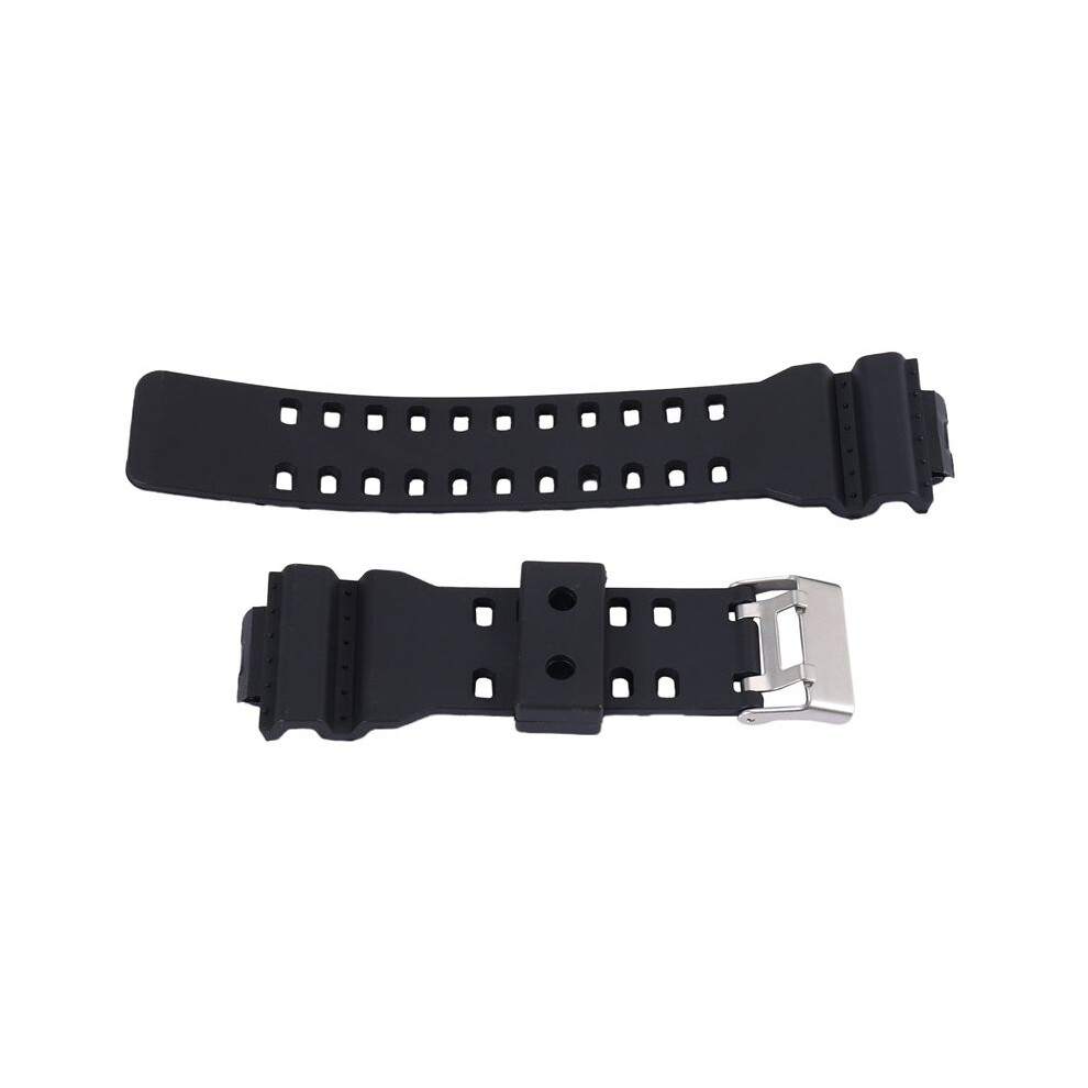 Natural Resin Replacement Watch Band Strap For Gd120/Ga-100/Ga-110/Ga-100C(Black) Black 6031816367999