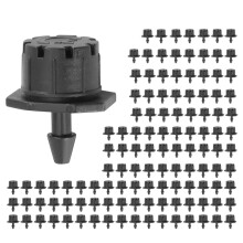 150Pcs Verstelbare Irrigatie Druppelaars Sprinklers 1/4 Inch Emitter Druppelaar  Druppelirrigatie Sprinklers voor Gazon