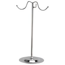 Metal Handbag Rack Women Bag Display Stand Double Hook Adjustable Stainless Steel Holder
