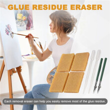 Art Ruling Pen Set Masking Fluid Pen with Glue Residue Eraser,Ruling Ink Pens Fluid Drawing Tool for Mounting Art