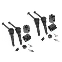 4 StüCke Metall Antriebswellen CVD und Adaptermutter Set für SW 01 SW01 1/24 4WD Truck RC Auto Upgrade Teile,2