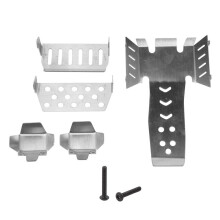 RVS Chassis Armor Asbeschermer Skid Plate voor Vanquish VS4-10 Phoenix VS410 RC Crawler Car Upgrade-Onderdelen
