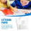 2 Pcs Straight  Stencil 28 cm Scale Calligraphy Template for Journaling Envelope Lettering Guide Template Stencil 4