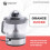 700Ml ÉLectrique Citrus Orange Juicer Squeezer Citron Fruits Masticating Machine Juicer Fruit Press Machine EU Plug 2