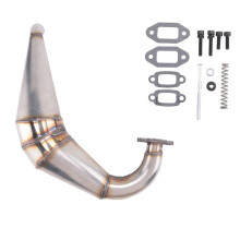 Tubo Dominator para 1/5 Losi 5Ive T Rovan LT 29CC,30.5CC,32CC,36CC,45CC Motor Tubo de Escape de Carro de Control Remoto