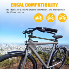 Capaciteit 30Kg/66Lbs Fiets Bovenbuis -Bar Frame Verstelbare Adapter voor Y-Frame Lady Bike Car Rack