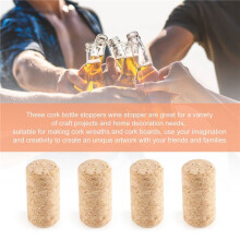 50 Pcs Straight Wood Cork Plugs,Wine Bottle Cork Stoppers Wine Corks for Wine Beer Bottles,Sealing Cap Beer Bottle Corks