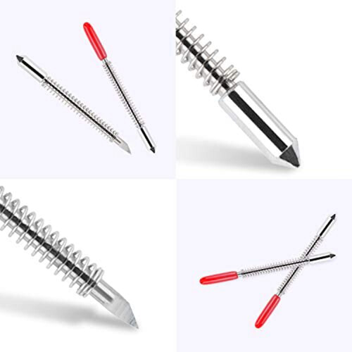 50 Pcs 45 Degree Blade Vinyl Cutter Plotter Cutting Blades for CB09 CB09U Graphtec with Blade Holder Base 2