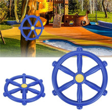 Kids Playground Steering Wheel, Swingset Steering Wheel Attachment, Pirate Ship Wheel for Jungle Gym or Swing Set