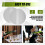 200 Pcs 3 Inch Silver Wine Pourer Discs Drip-Proof Drip Pouring Pour Spout Pour Wine Thin Slice 4
