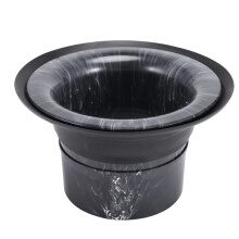 Bass Drum Enhancer Port Insert Enhancement Hole Protector Amplificador Kick Booster com Adesivo de ProteçãO B