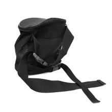 Portable Scuba Diving Mesh Bag Pouch Snorkeling Dive Gear Storage BagZipper Cylinder Shape with Waistband Thigh Strap