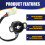 Car Throttle Position Sensor with Wire Throttle Sensor TPS Sensor for  Sidekick 13420-56B00 1342056B00 5