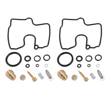 2Set MotorcykelföRgasare Reparationssats SäTespackning för SV650/S/SU/U 1999-2002 SV 650