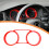 Car Interior Dashboard Tachometer Speedometer Frame Panel Cover Trim For- 7 7.5 MK7 2015-2019 Accessories 2
