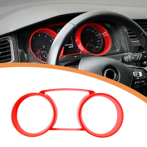 Car Interior Dashboard Tachometer Speedometer Frame Panel Cover Trim For- 7 7.5 MK7 2015-2019 Accessories 1