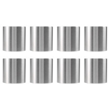 8 Pieces Stainless Steel Mousse Rings Round Biscuit Cutter Cake Mold Kitchen Baking Pastry Tool for Tart,Fondant,Etc
