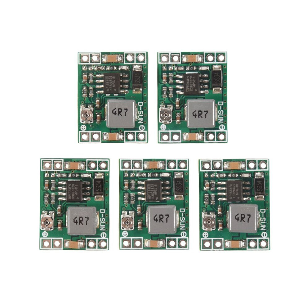 5Pcs Mp1584en - Buck Converter Adjustable Power Supply Module 24V To 12V 9V 5V 3V Reduced Voltage Regulator 6033146287893