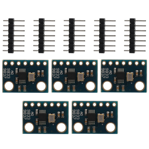 5PeçAs AD9833 Microprocessadores ProgramáVeis Interface Serial Sine Square Wave DDS, MóDulo Gerador de Sinal