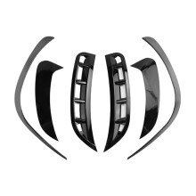 6Pcs Car Front&Rear Bumper Splitter Spoilers Trim for - GLE W167 2020 AMG Gloss Black