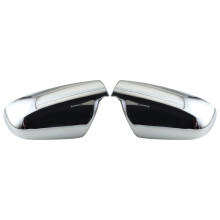 2 Sztuk/Zestaw Drzwi Lusterko Boczne Chromowana Pokrywa Tylna Czapka dla 307 CC SW 407 2004-2012 Car Styling