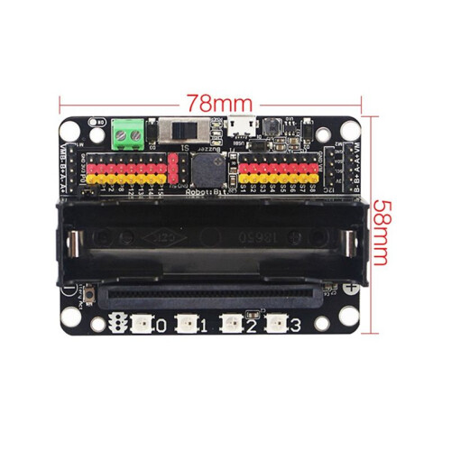 Micro: Bit Expansion Board Robotbit V2.0 Supports Makecode Offline Programming for Micro:bit Extension Board Robotbit 2