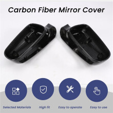 Ersatz für Carbon ABS Seiten RüCk Spiegel für Bora 1998-2009