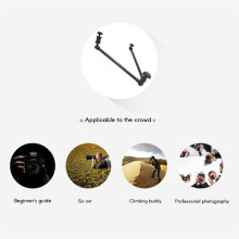 Einstellbarer 20 Zoll Gelenk Arm mit Gelenk Reibung und Heißer Schuh Halterung für Led Licht Dslr Rig Lcd Monitor