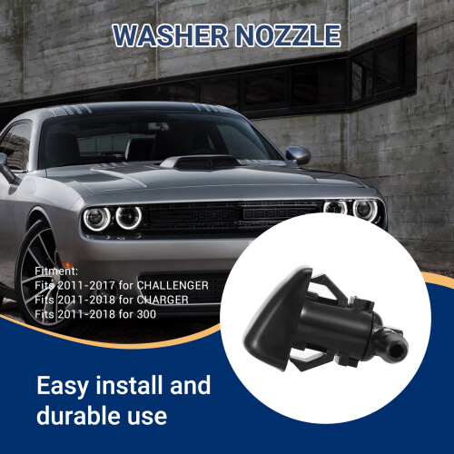 2Pcs Car Windshield Washer Nozzle for  300  5182327AA 2