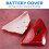 Red Motorcycle Battery Side Cover Frame Side Covers Panels for  GN125 GN 125 7