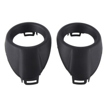 for Focus 3 III 2012-2014 Front Bumper Fog Light Cover Bezels Housing Trim-Black