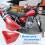 Red Motorcycle Battery Side Cover Frame Side Covers Panels for  GN125 GN 125 3