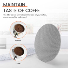 Koffiefiltergaas, Herbruikbaar Koffiepuckscherm Hoge Sterkte 1,7 Mm Duurzaam voor -Koffiezetapparaatfilters 58 Mm