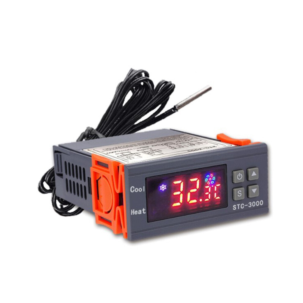 Stc-3000 High Precision Digital Thermostat For Incubator Temperature Controller Thermoregulator Heating Cooling 220V 6033146254444