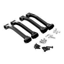 4 PièCes Bras de Rayon en MéTal RéGlable Lien InféRieur pour 1/14 Tracteur Camion RC ModèLe Voiture PièCes de Mise à Niveau, 1