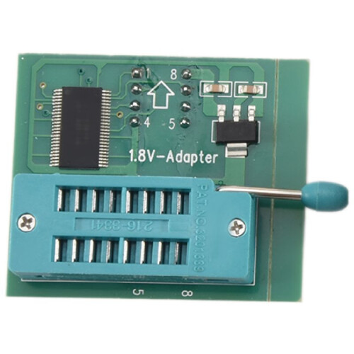 1Set CH341A 24 25 Series EEPROM Flash BIOS USB Programmer+SOIC8 SOP8 Test Clip+SPI Flash 1.8V Adapter+SOP8 SOIC8 to DIP8 2