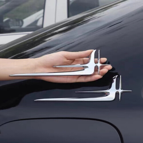 2Pcs Suitable for - C260L E300L C200L Tail Plate Side Car Sticker Accessories Special Type 2