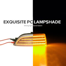 Luces de Espejo Retrovisor de SeñAl de LED DináMicas de Coche Intermitente para Everest 2015-2019 Ranger T6 Raptor Wildtrak Humo