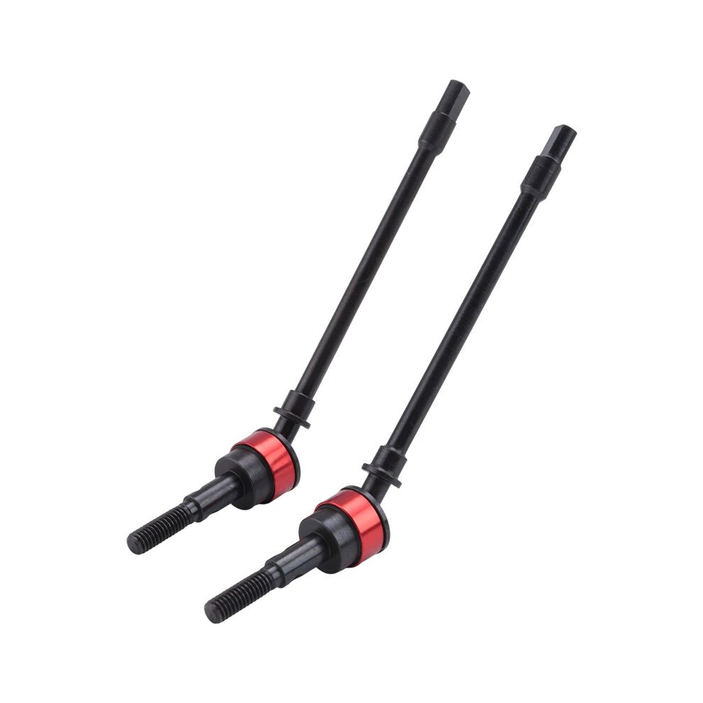 1Pair Stainless Steel Cvd Drive Shaft Front Axle Rc Parts For Axial Scx10 Crawler Rc Car Red 6033391698178