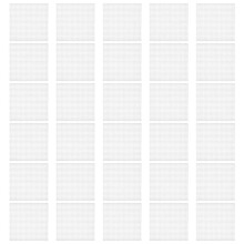 30 Pieces Plastic Mesh Canvas Sheets for Embroidery, Acrylic Yarn Crafting, Knit and Crochet Projects (10.6 x 10.6cm)