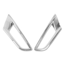 For CX3 CX-3 2016 2017 2018 ABS Chrome Rear Fog Light Lamp Cover Trim Foglight Bezel Decoration Frame