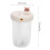 Doppel-Spray Mini-USB-Luftbefeuchter 240 ml Weiß 2