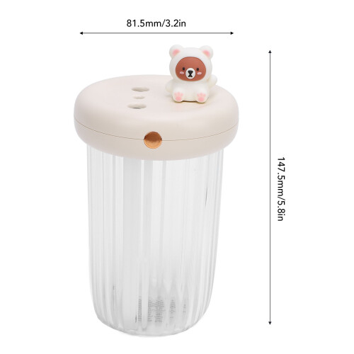 Mini-USB-Luftbefeuchter 240ml Doppel-Sprühfunktion Weiß 1