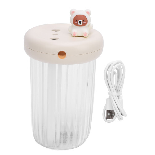 Mini-USB-Luftbefeuchter 240ml Doppel-Sprühfunktion Weiß 2