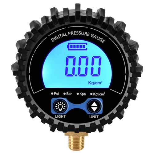 DäCktrycksmäTare Digital DäCktestare Display Lufttrycksmanometer SnabbkopplingskopplingsgäNga 1/8