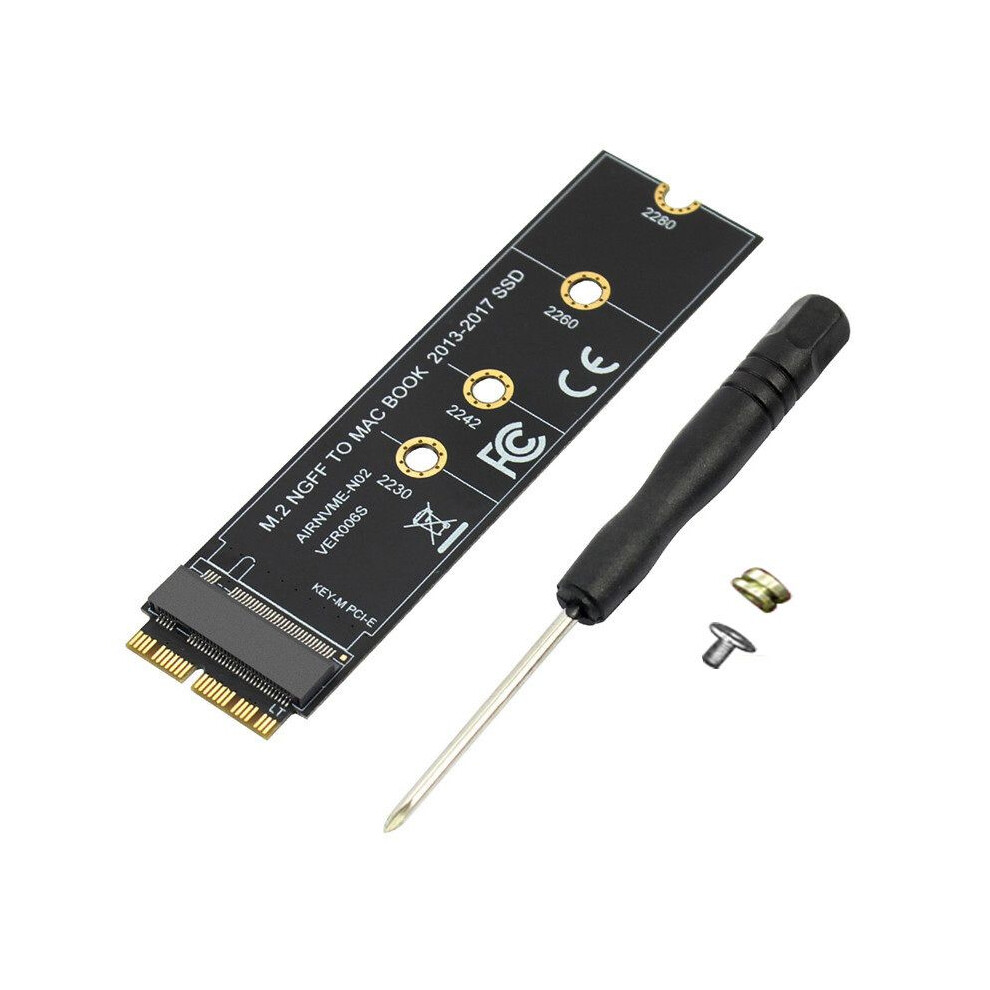 M.2 Nvme Ssd Convert Adapter Card For Air Pro Retina 2013-2017 Nvme/Ahci Ssd Kit For A1465 A1466 A1398 A1502 6032370688117