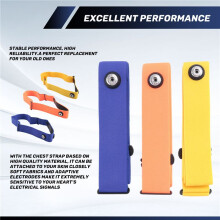 3 Piezas para Magene Correa del Pecho de Frecuencia CardíAca Correa EláStica Ajustable para Polar Wahoo Deportes CinturóN de Frecuencia Monitor